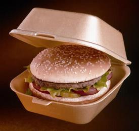 Polystyrene Small Burger Box Fast Food Packaging - image � SLS Catering & Hygiene