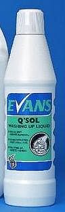 Evans Q-Sol Washing up Liquid Cleaning Chemicals - image  SLS Catering & Hygiene